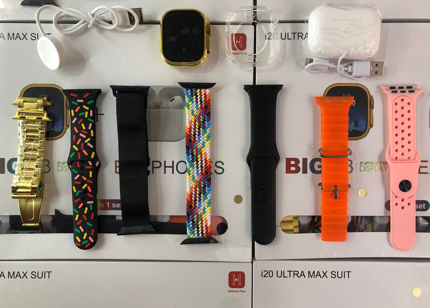 7 In 1 ultra Smart Watch with Airpods