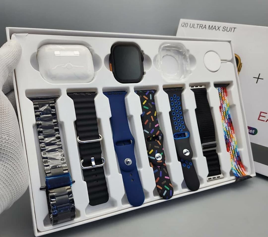 7 In 1 ultra Smart Watch with Airpods