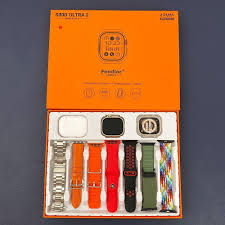 Fendior S300  7 Straps Smart Watch With Airpods (Special Chain And Leather Strap)