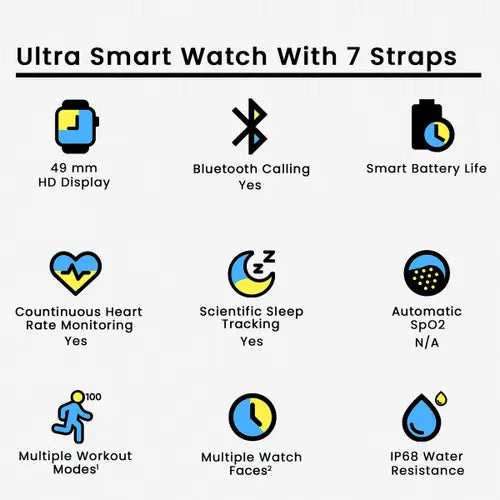 Ultra 7 in 1  Smart Watch